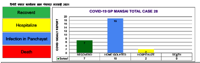 Daily report format for Covid Infected