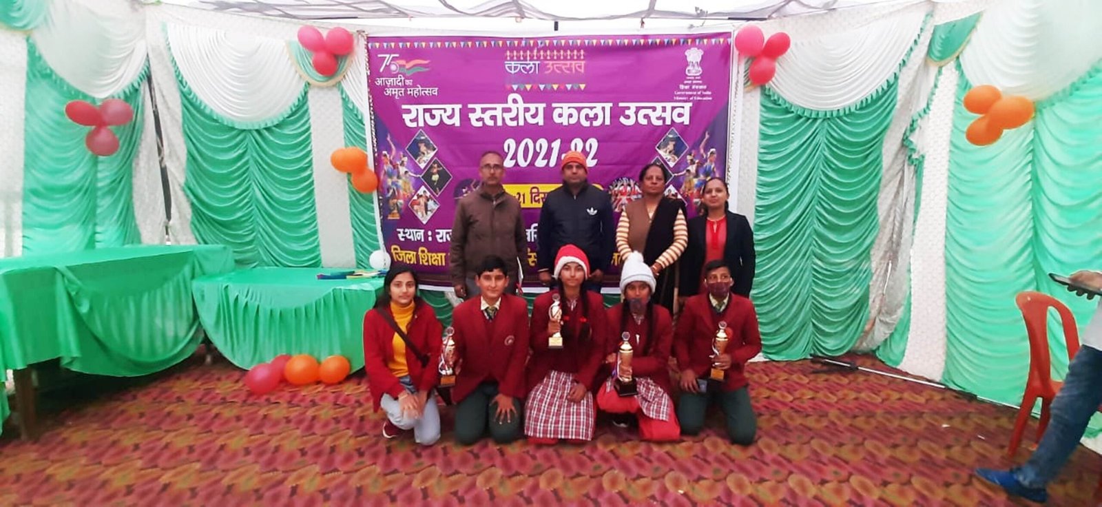 Meritorious people of Una district shine in state level art festival