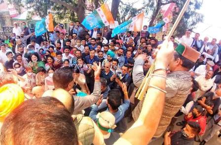 Congress-protest-against-Mehghai-Tatkal-Samacha