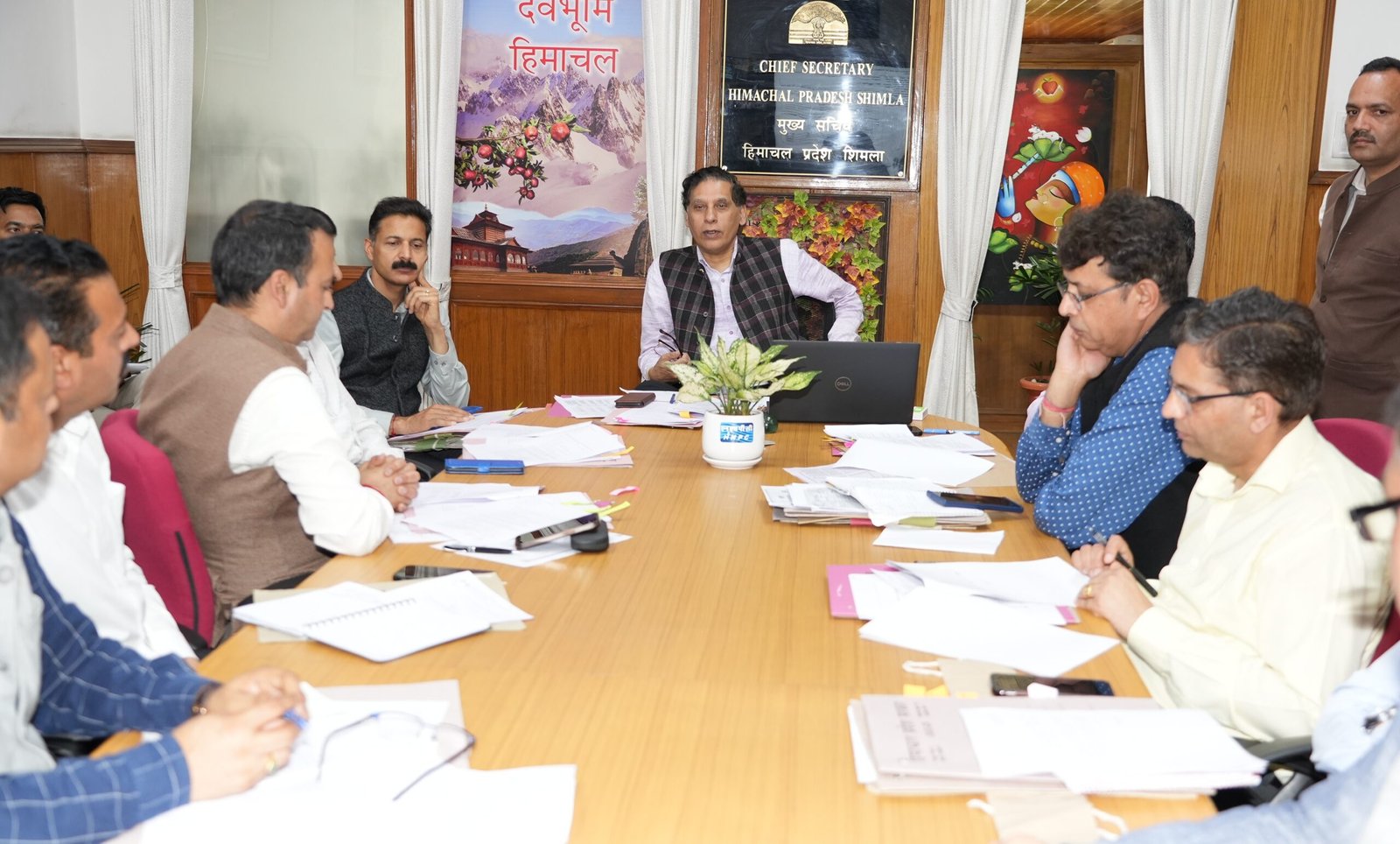 tatkal samachar-shimla-himachal -Chief Secretary-dispose -bjp-congress