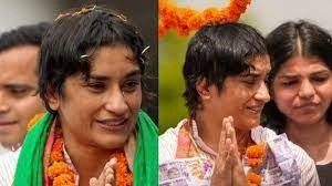 Vinesh-Phogat- Bajrang-Punia-will -join-Congress-day-at-1.30-pm,-after- wrestling-now- entering-politics-delhi-tatkal-samachar