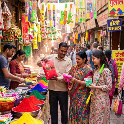 Shimla’s-Vibrant-Holi-Rush-Shimla