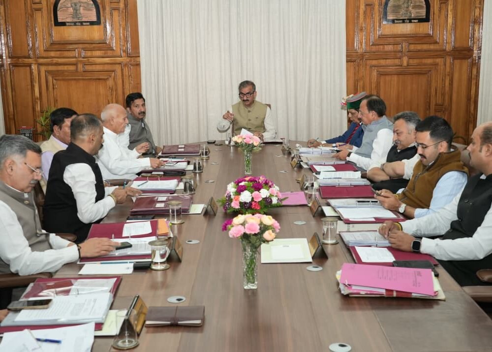 Cabinet meeting-tatkal samachar-shimla
