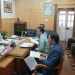 Meeting Industry minister-Harshvardhan Chauhan-tatkal samachar