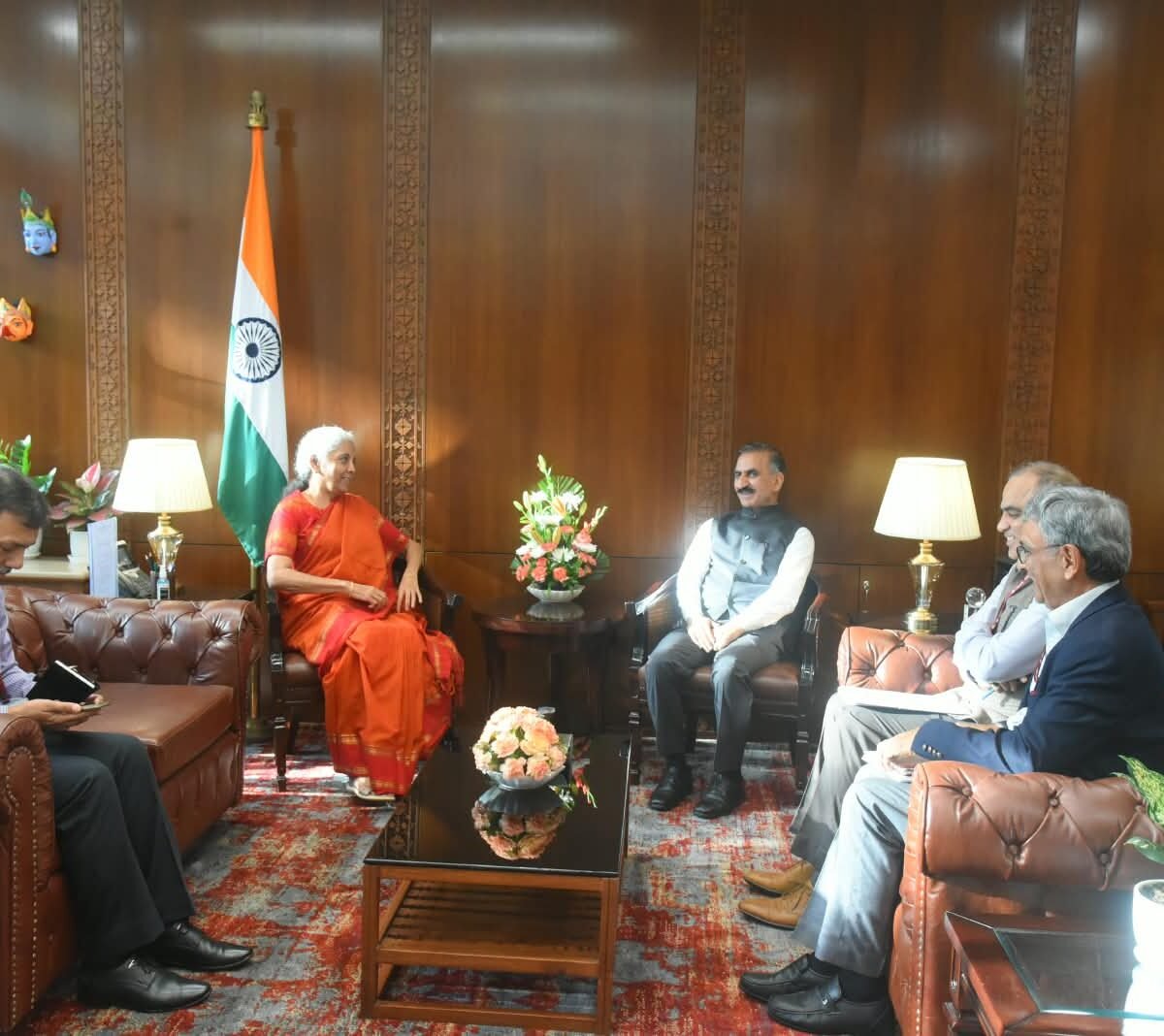 The- Chief -Minister- met -with -Union- Finance- Minister- Nirmala- -Sitharaman