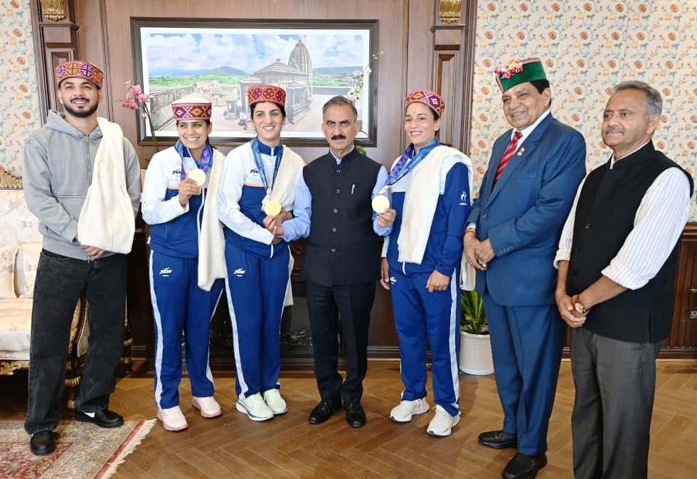 CM announces Rs. 1 crore-Himachali Kabaddi-gold medallists-tatkalsamachar