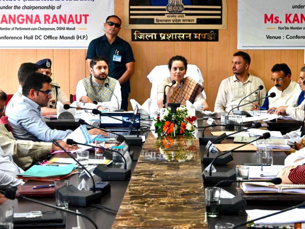 Mandi-News-A meeting of the District Development-tatkal samachar